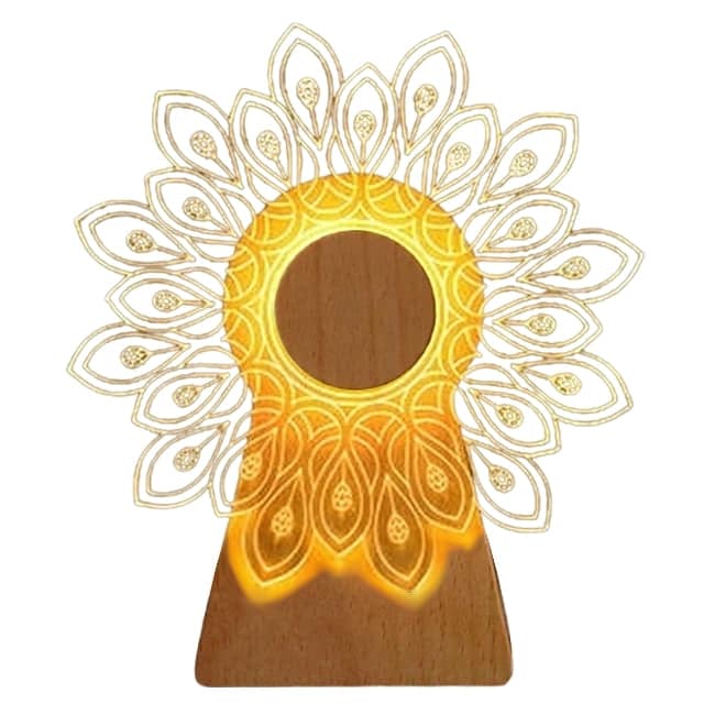 Caja De Musica Flor De Loto Luminosa