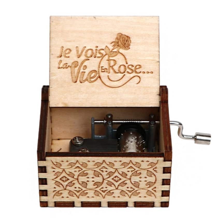 Caja De Musica La Vida En Rosa