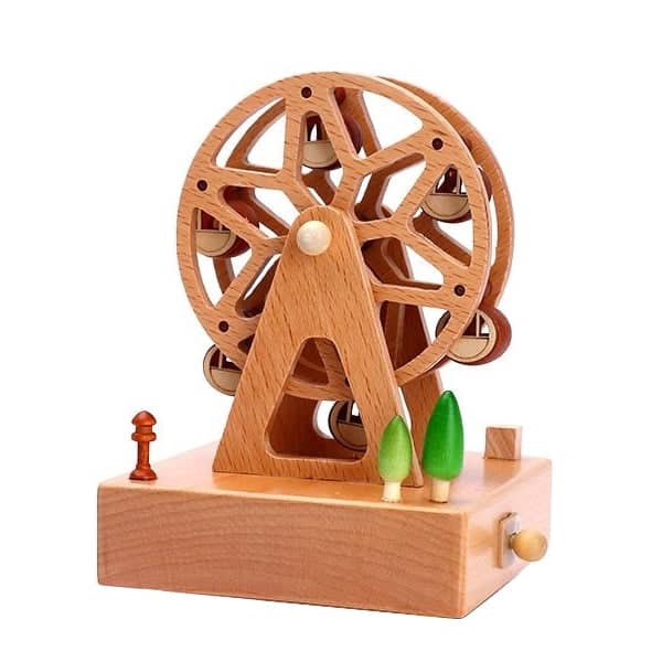 Caja De Musica Gran Rueda Magnética