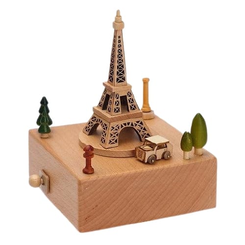 Caja De Musica Torre Eiffel Magnética