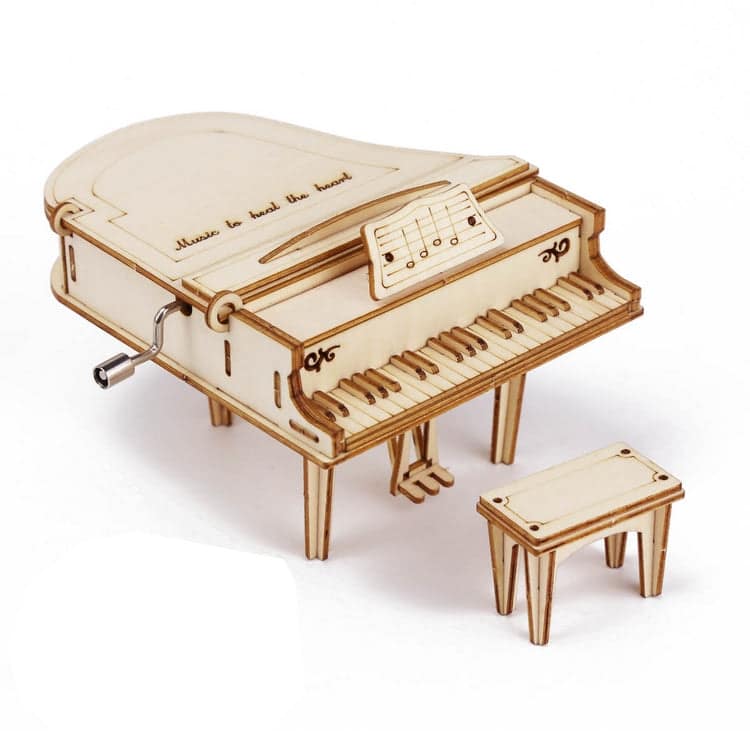 Caja De Musica Diy - Piano De Cola