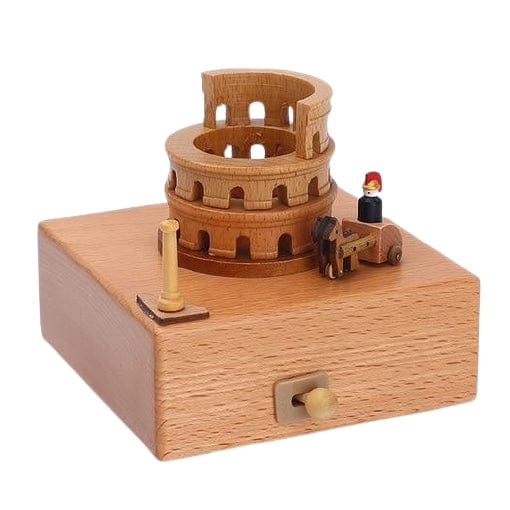 Caja De Musica Coliseo Romano Magnético