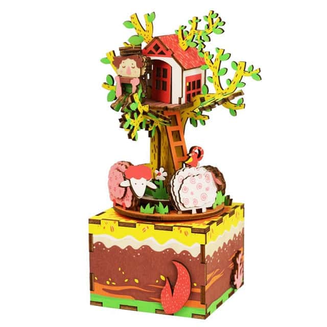 Caja De Musica Diy - Cabaña En El Árbol